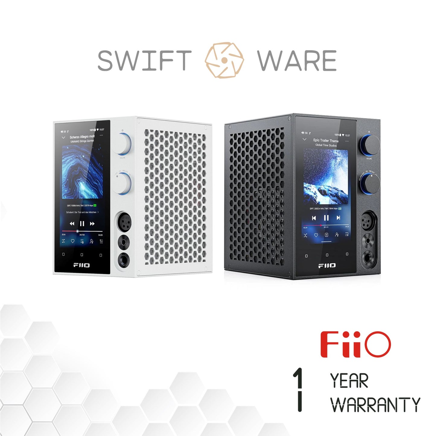 FiiO R7 Desktop High-Resolution Transmitter, Decoder, and Headphone Amplifier All-in-one Unit