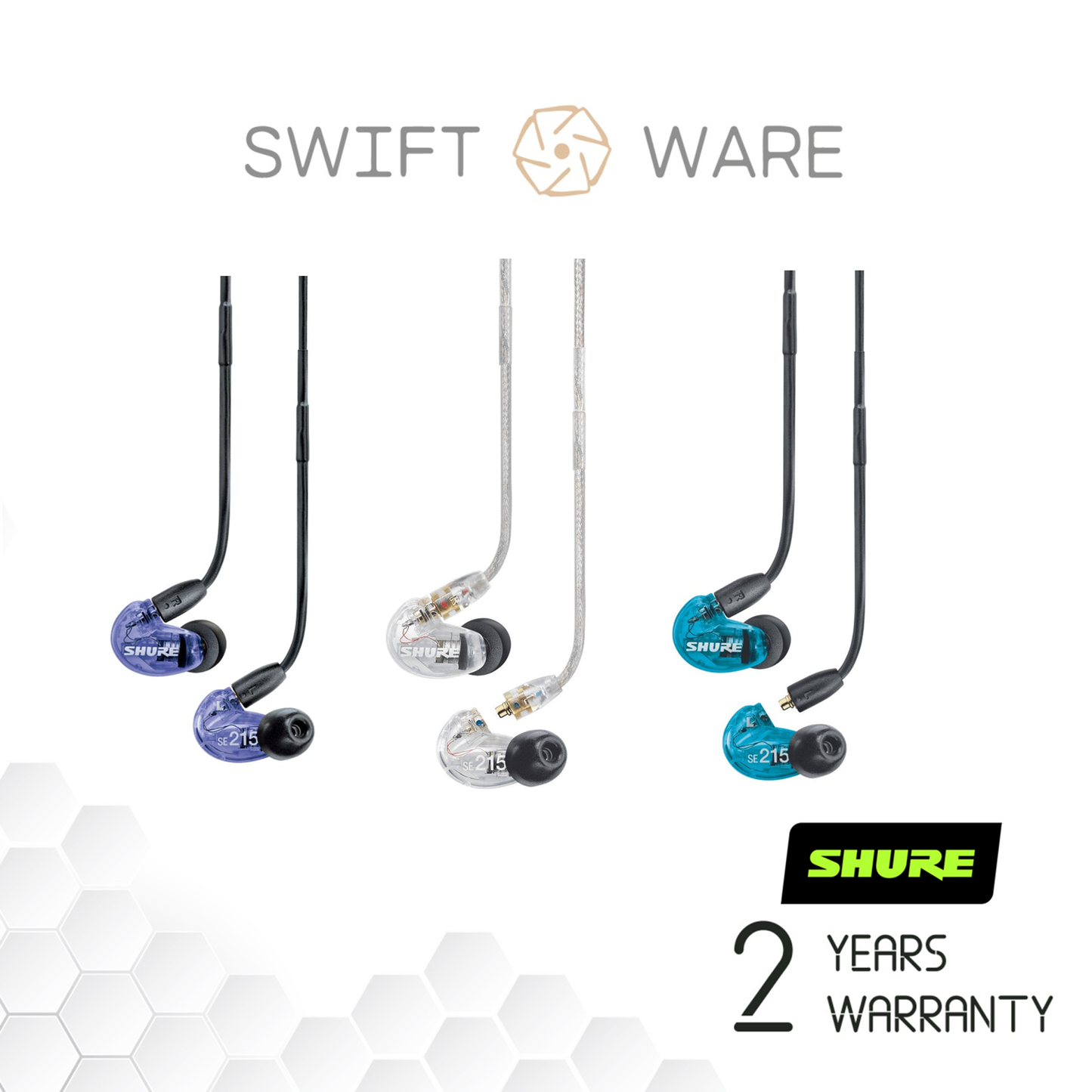 Shure SE215 Pro Professional Sound Isolating Earphones