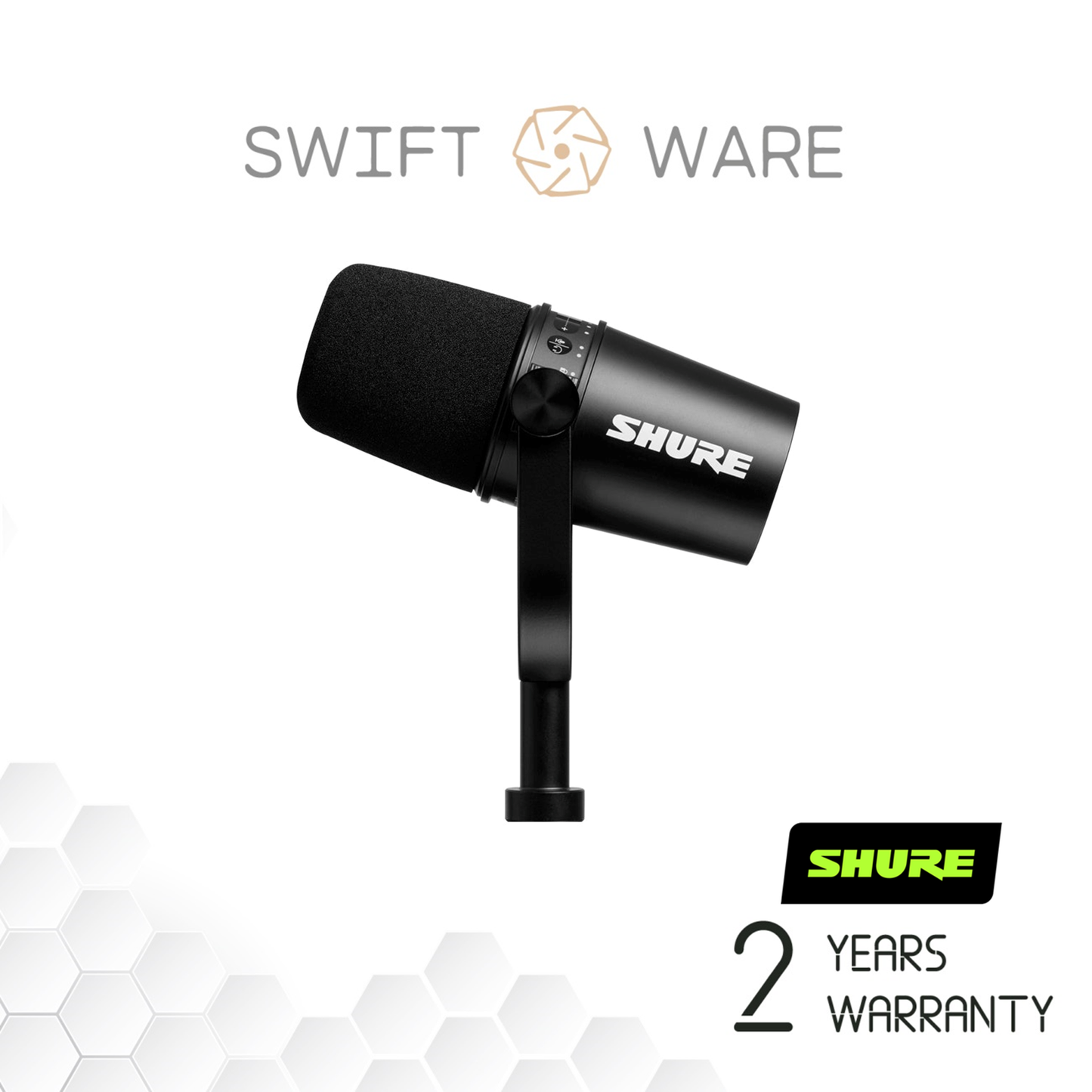 Shure MV7 USB & XLR Podcast Streaming Microphone