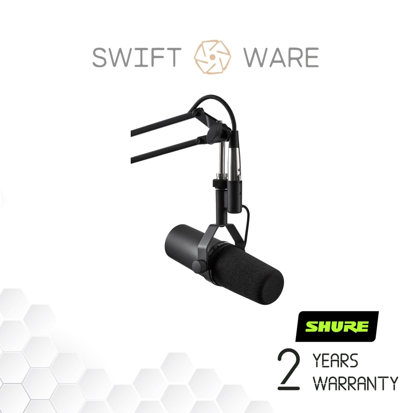 Shure MV7 USB & XLR Podcast Streaming Microphone
