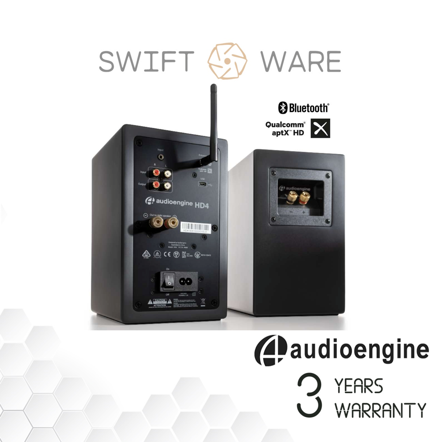 Audioengine HD4 Home Music System w/Bluetooth aptX-HD