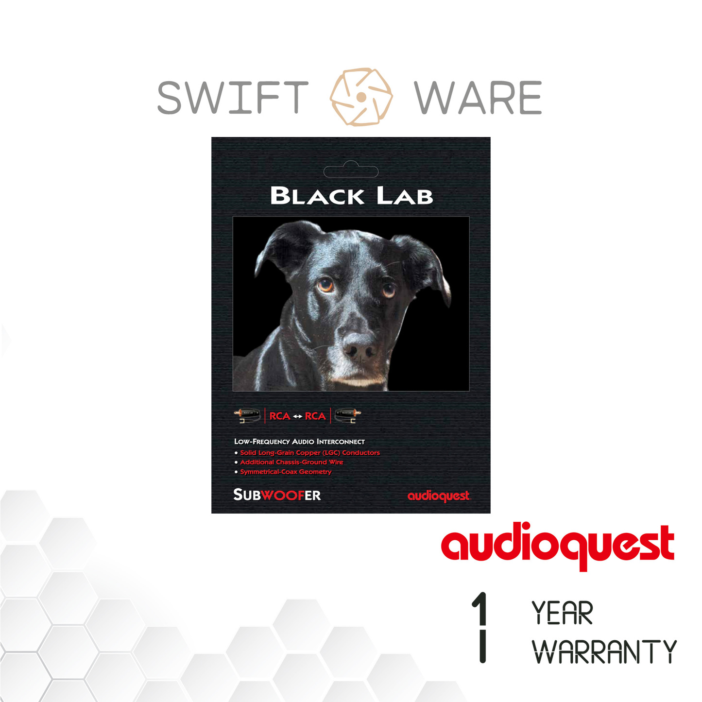 AudioQuest Black Lab Subwoofer Cable