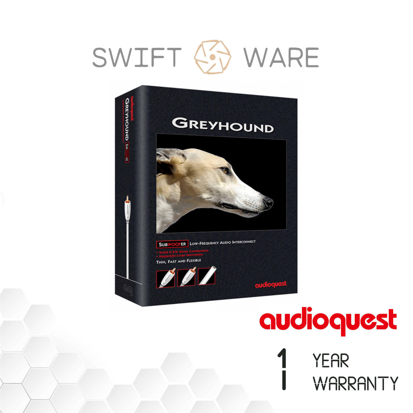 AudioQuest Greyhound Subwoofer Cable