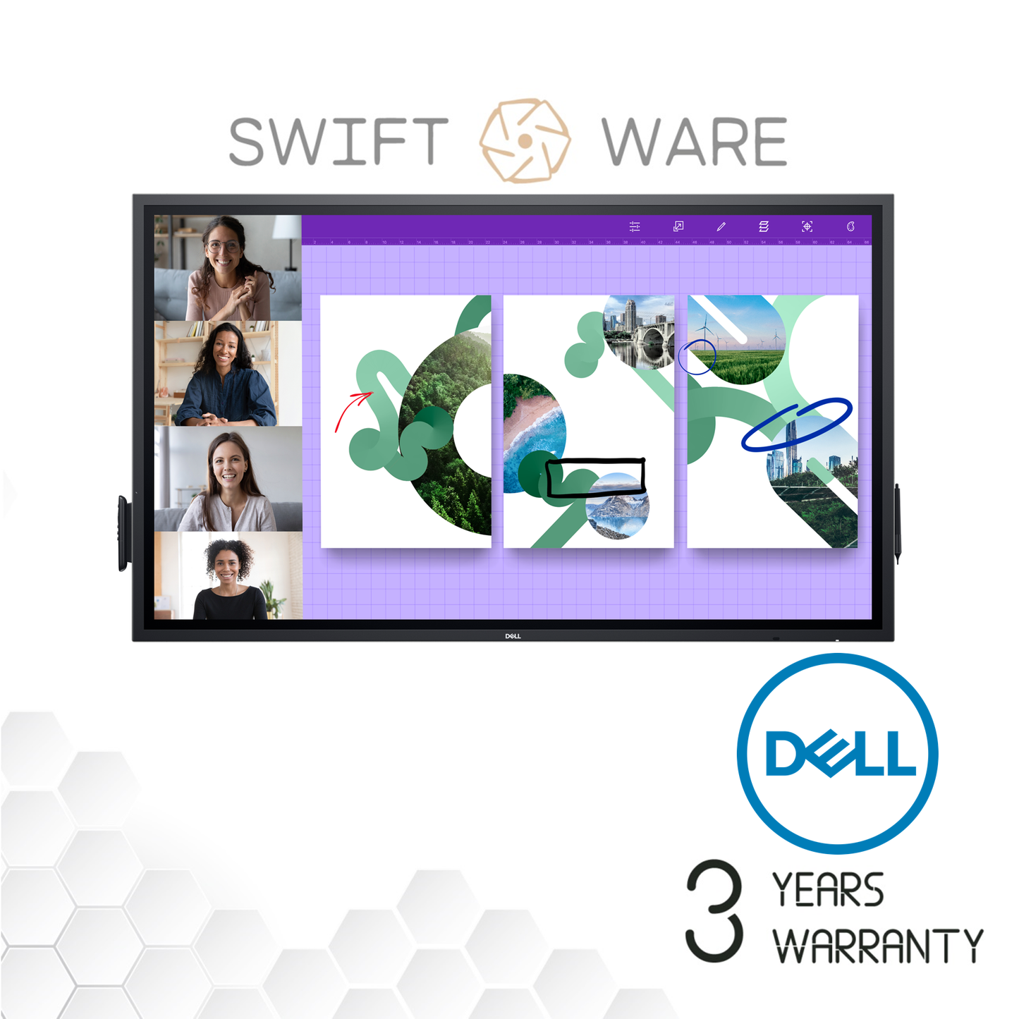 Dell 65 4K Interactive Touch Monitor - P6524QT