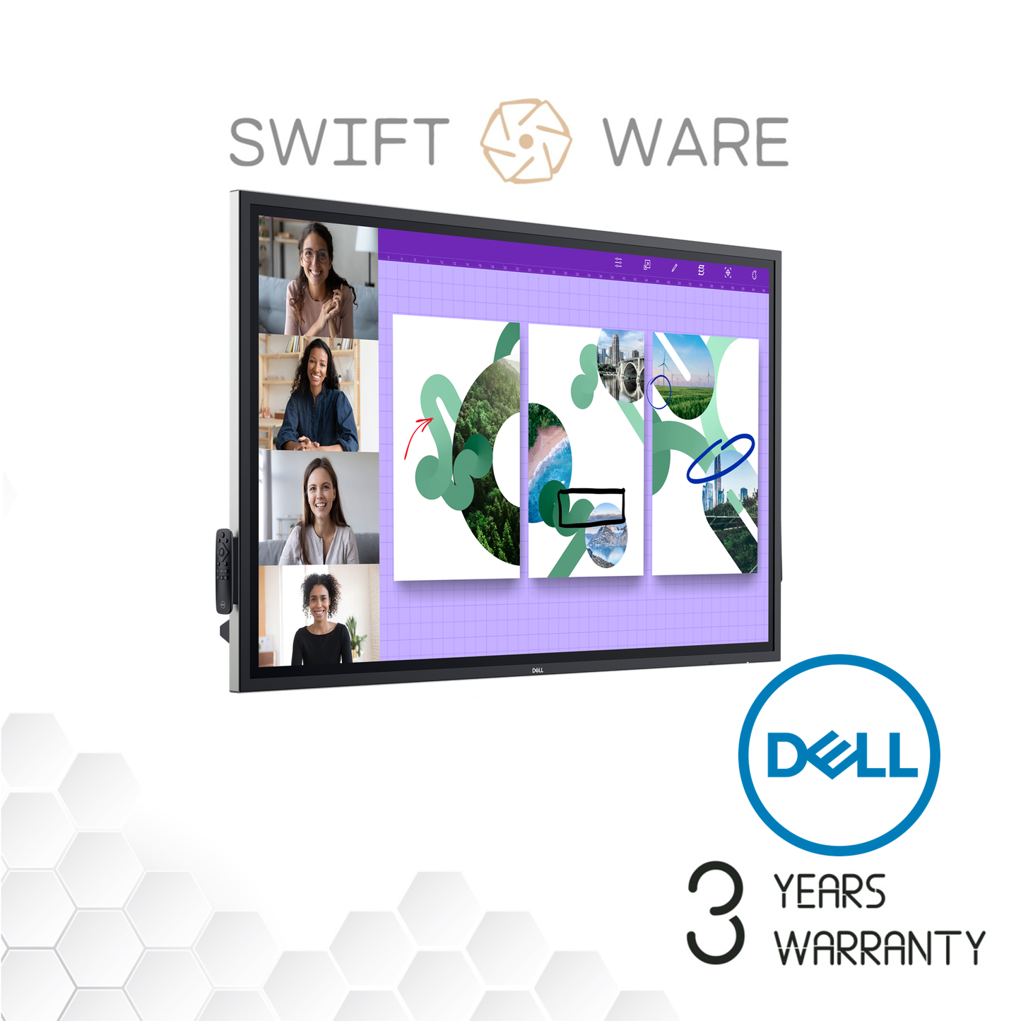 Dell 65 4K Interactive Touch Monitor - P6524QT