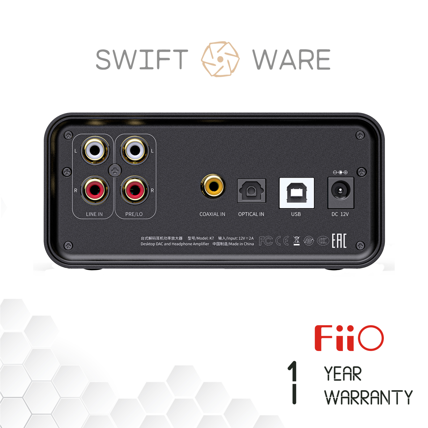 FiiO K7 BT Balanced Desktop & Headphone DAC/Amplifier