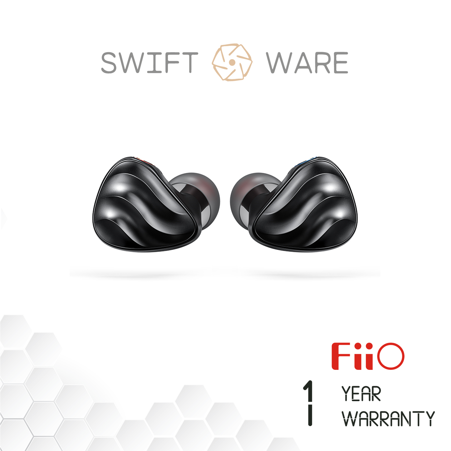 FiiO FH3 - 2 BA 1 Dynamic Driver Hybrid Earphones IEM