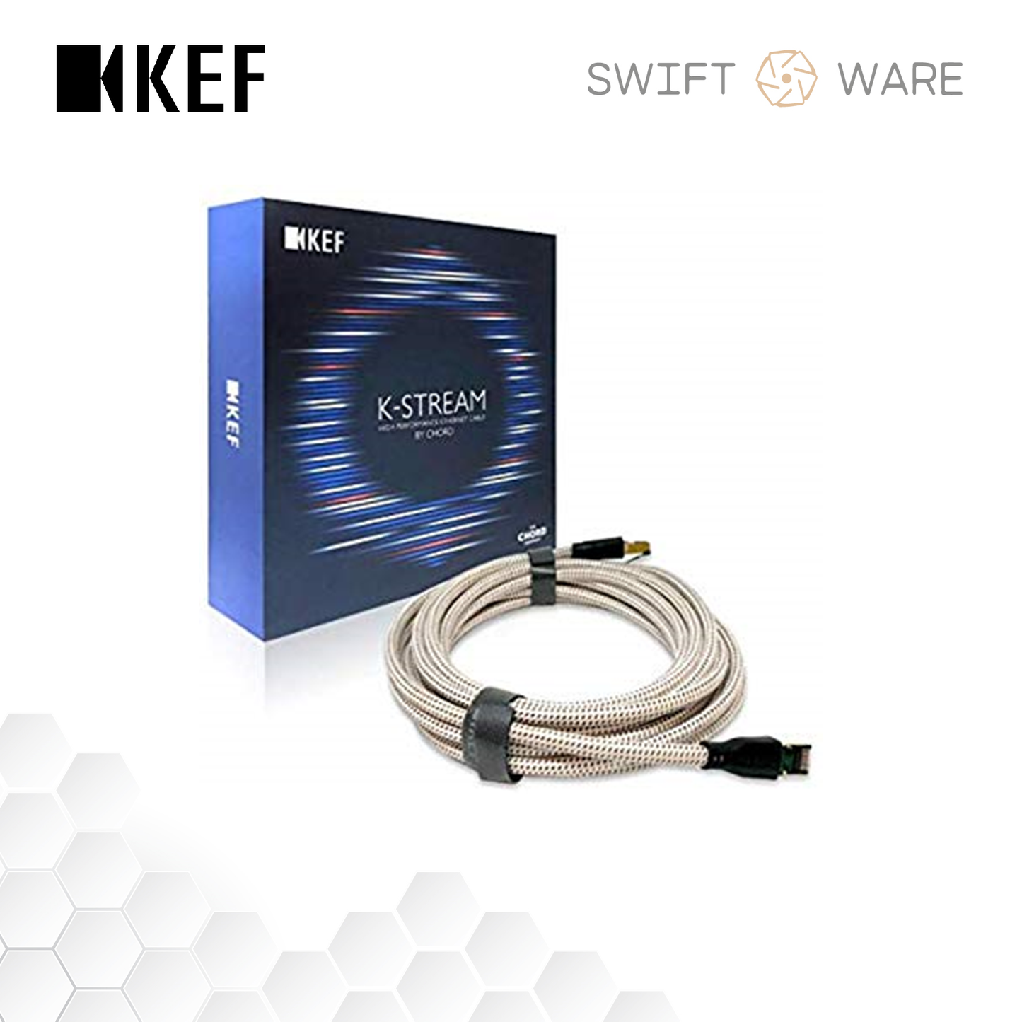 KEF K-Stream CAT6 Interspeaker Cables (6M)