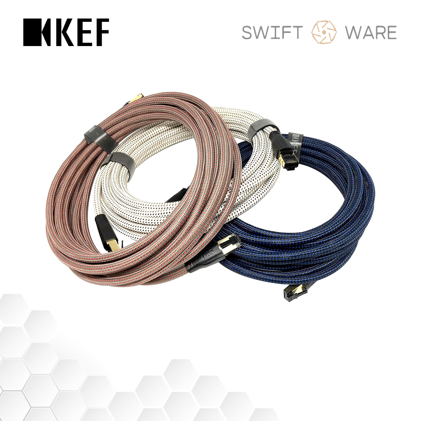 KEF K-Stream CAT6 Interspeaker Cables (6M)