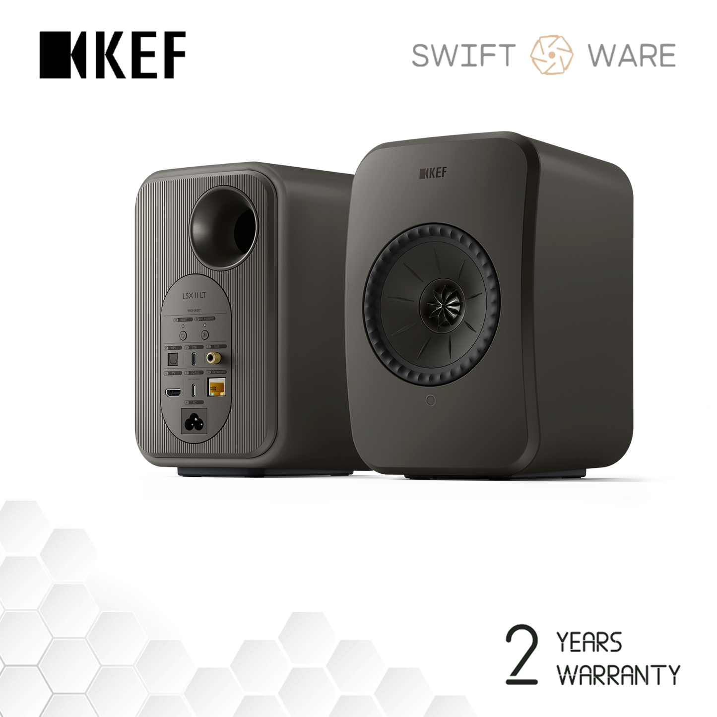 KEF Wireless HiFi Speakers LSX II LT