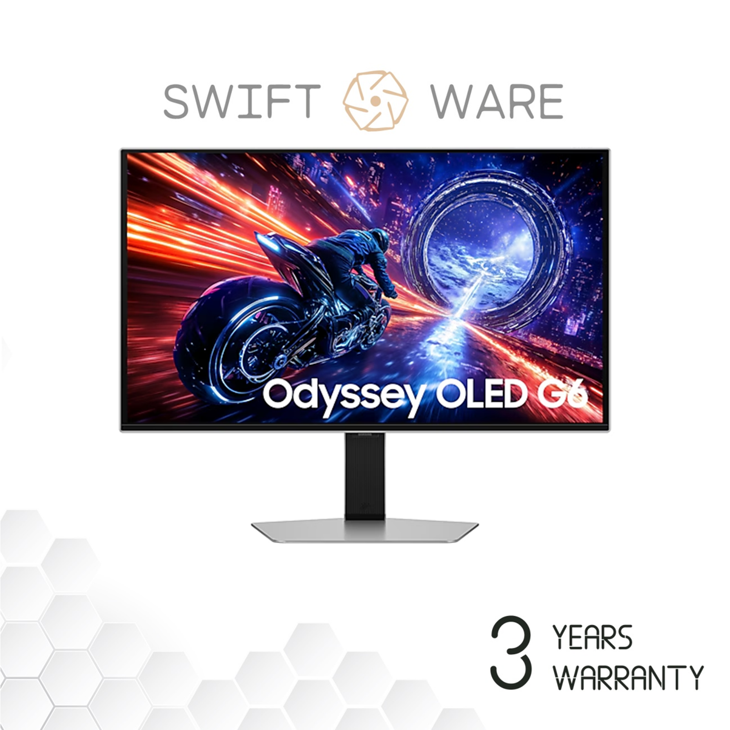 Samsung 27” Odyssey OLED G6 G60SF QHD 500Hz Gaming Monitor