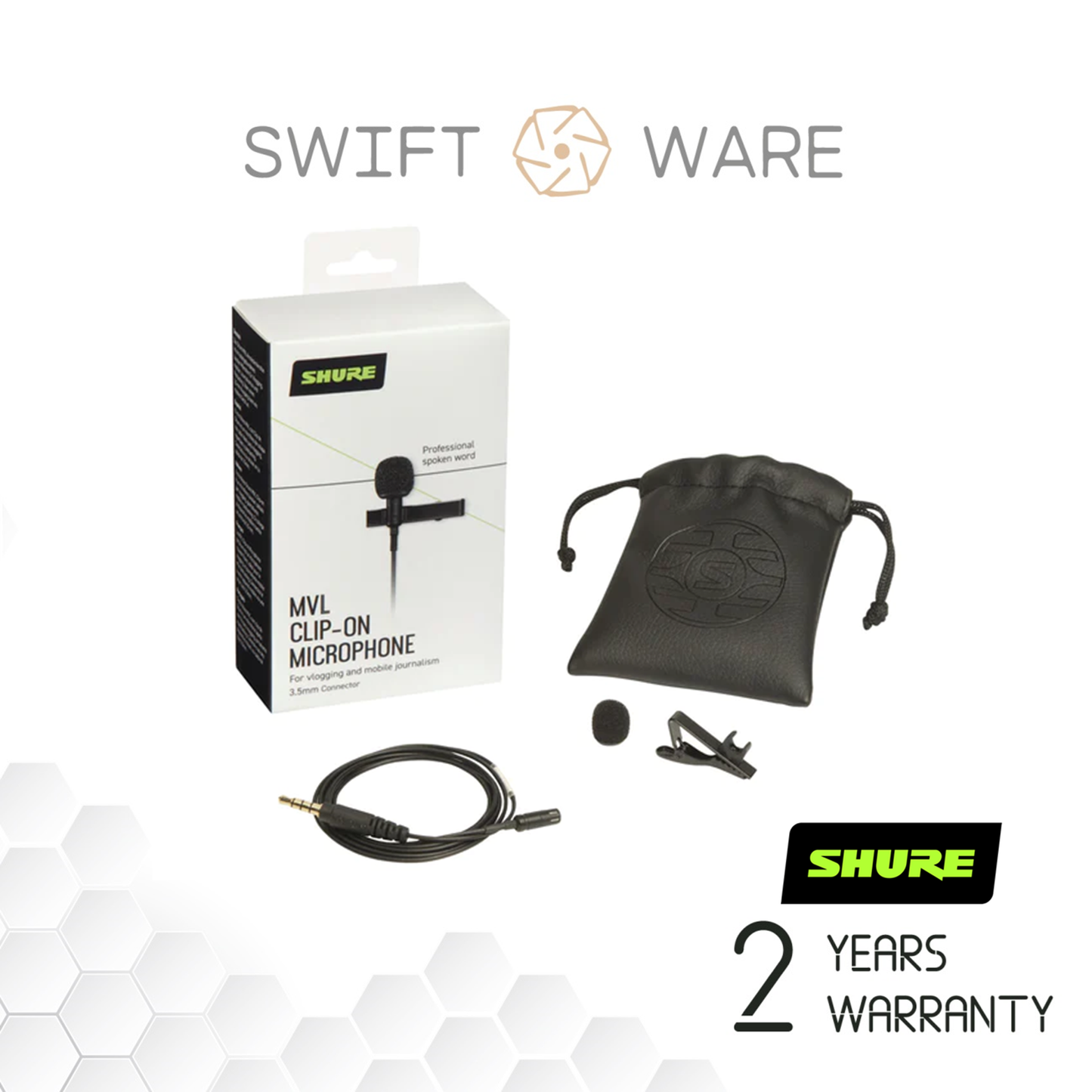 Shure MVL Lavalier Microphone for Smartphone or Tablet