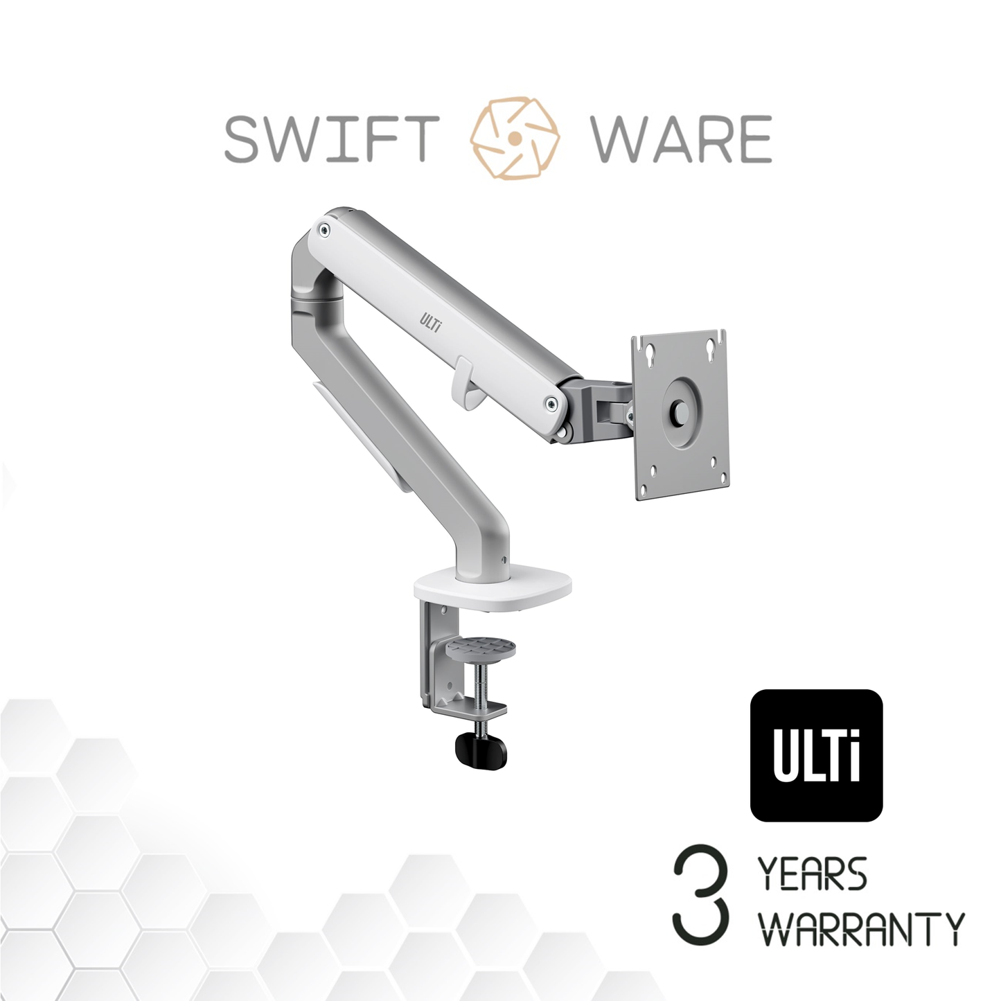 ULTi Revo Single Monitor Arm, fits from 17” to 32”