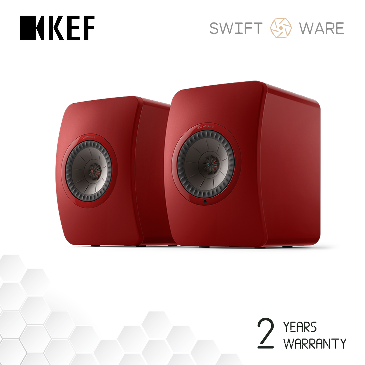 KEF LS50 Wireless II Active Bookshelf Speakers LS50W II LS50W 2