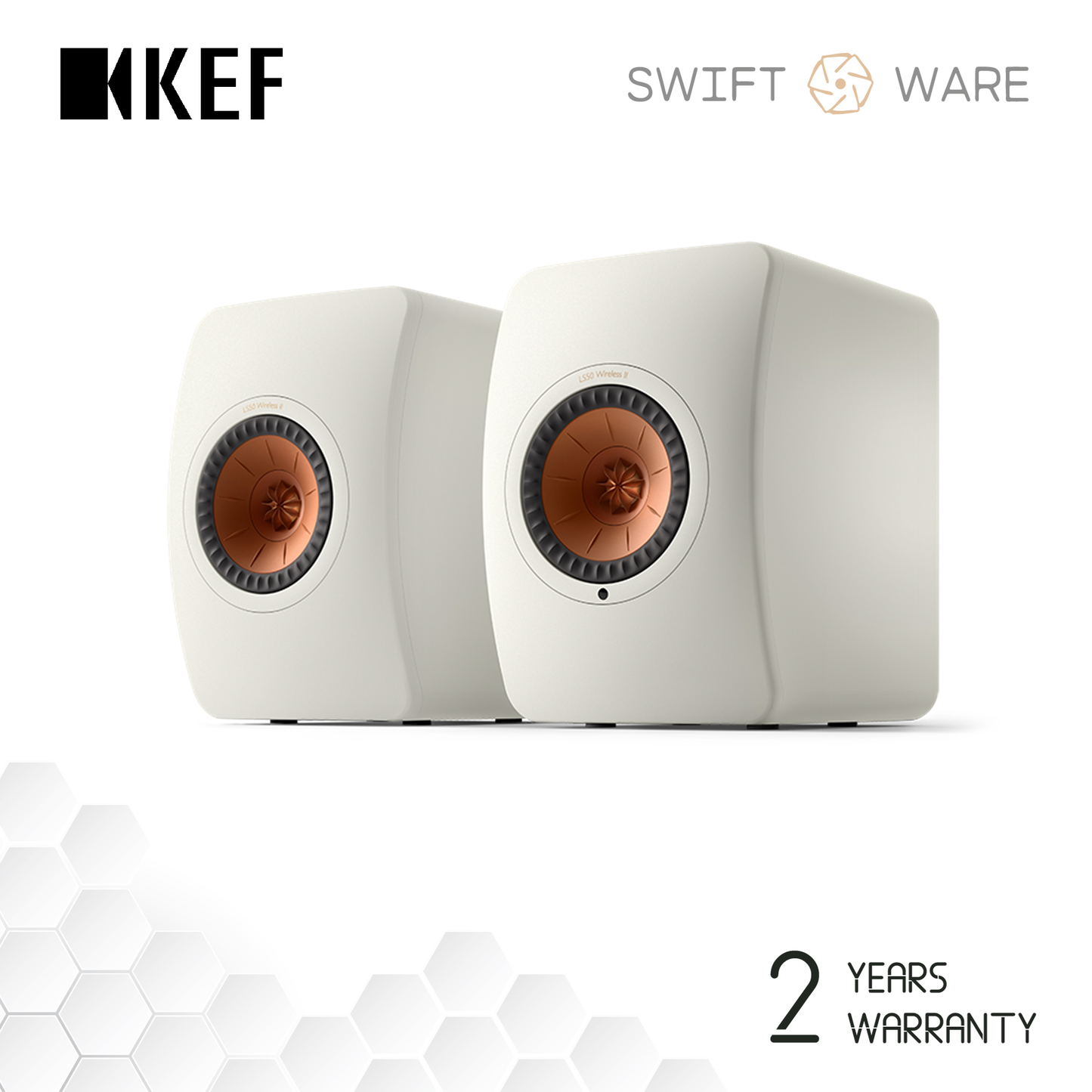 KEF LS50 Wireless II Active Bookshelf Speakers LS50W II LS50W 2
