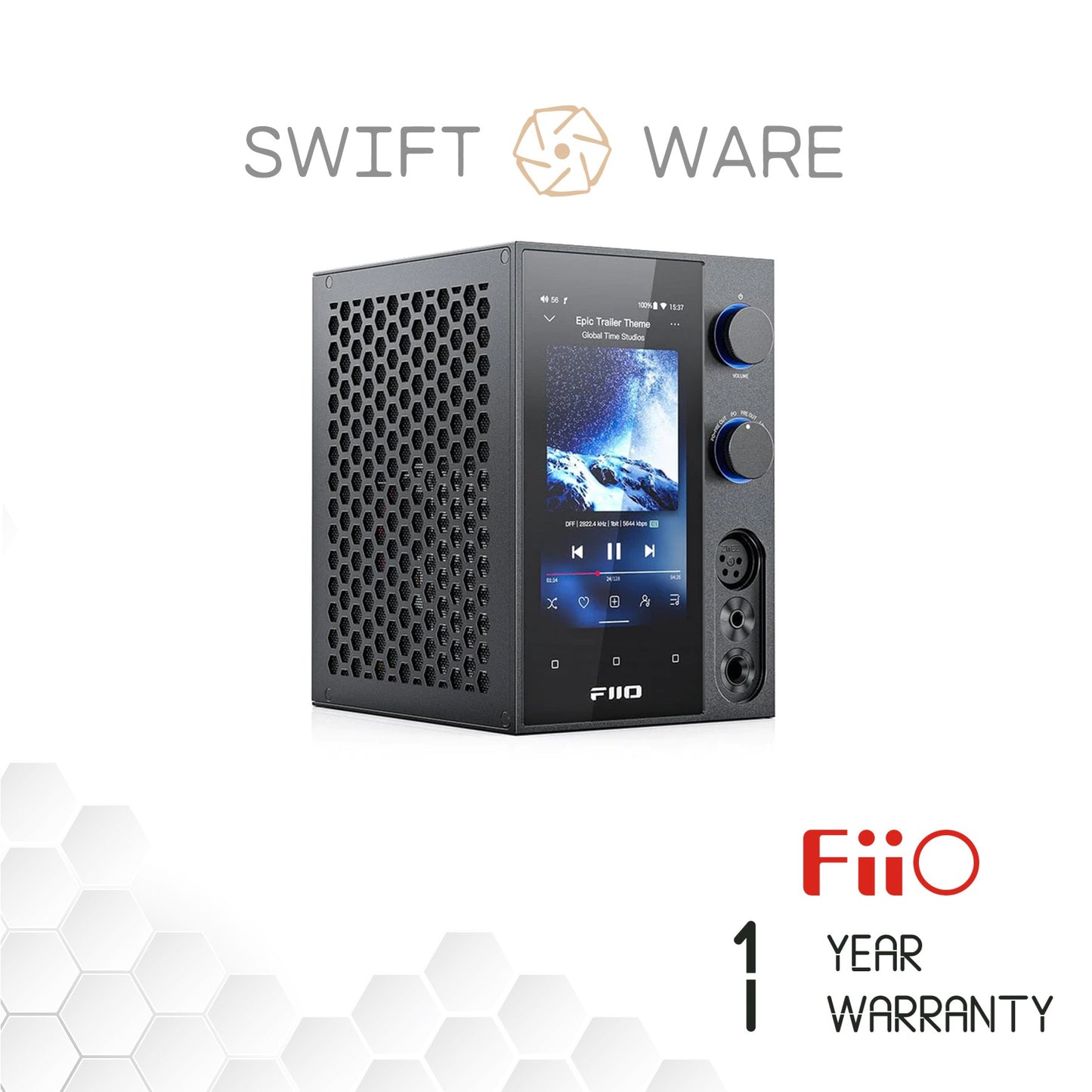 FiiO R7 Desktop High-Resolution Transmitter, Decoder, and Headphone Amplifier All-in-one Unit
