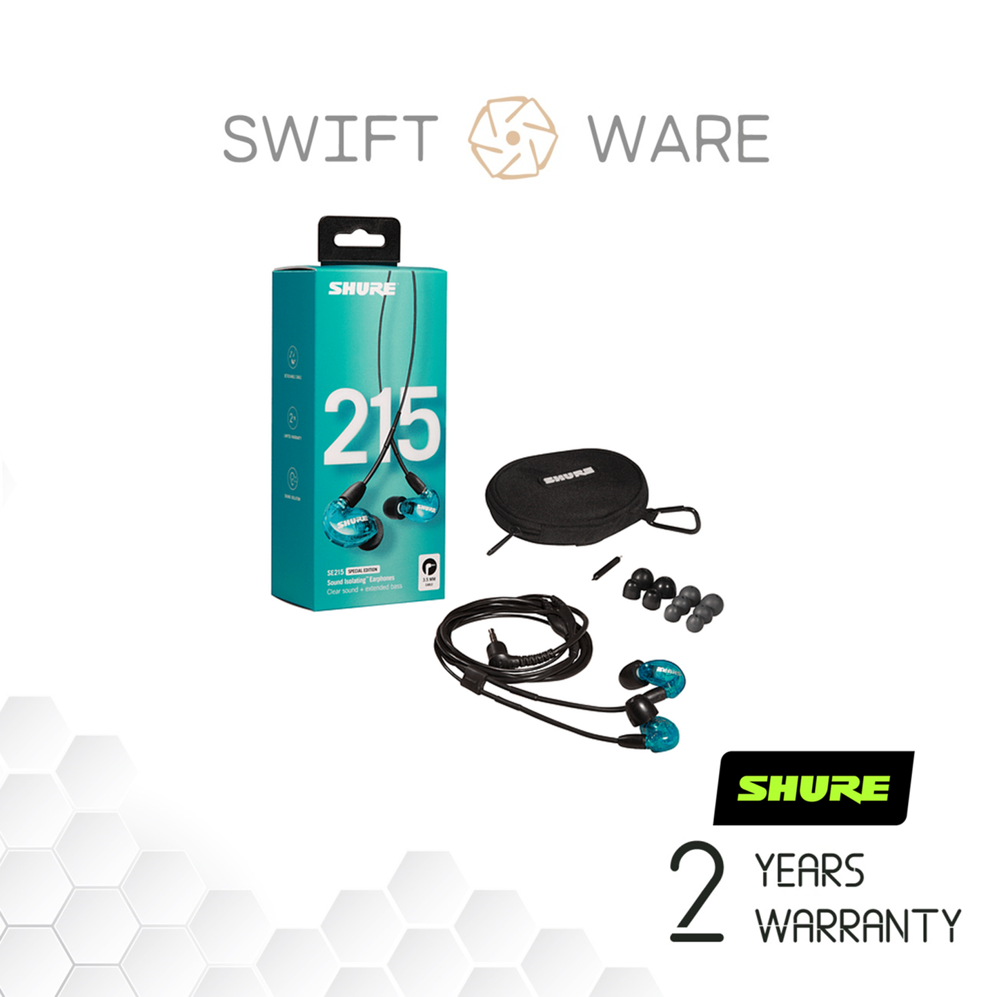 Shure SE215 Pro Professional Sound Isolating Earphones