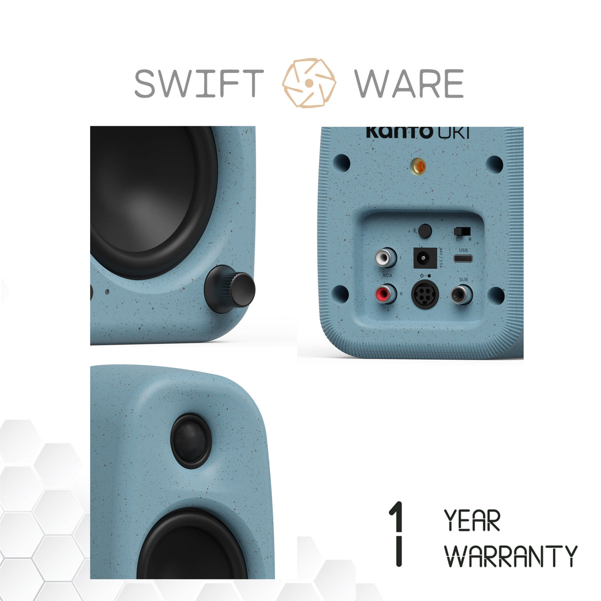 【New】KANTO - UKI compact desktop speakers