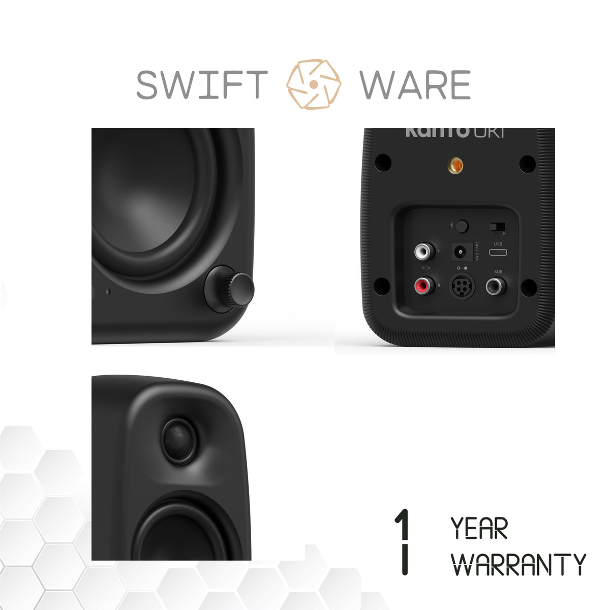 【New】KANTO - UKI compact desktop speakers