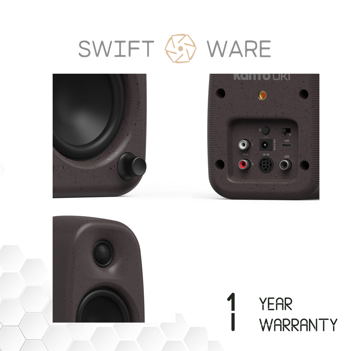 【New】KANTO - UKI compact desktop speakers