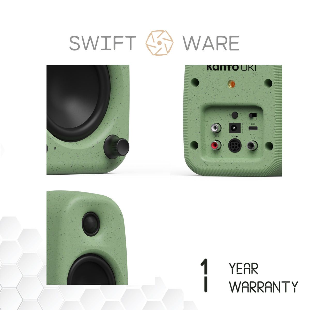 【New】KANTO - UKI compact desktop speakers