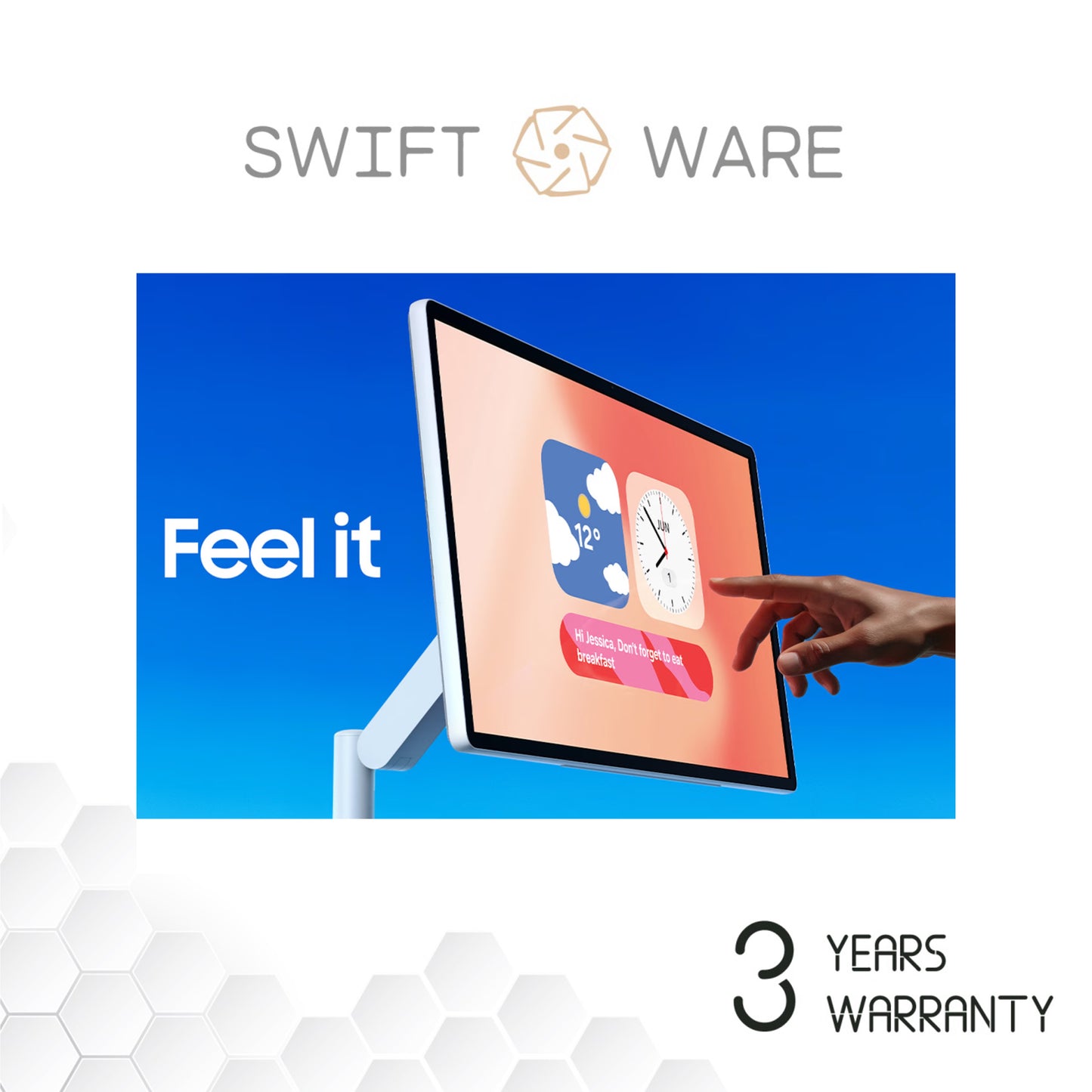 【NEW】Samsung 27" The Movingstyle LSM7F QHD Touch Interaction-Movable Screen