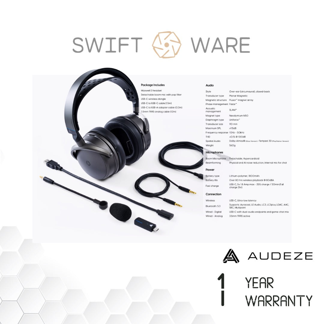 Audeze Maxwell 2 Wireless Gaming Headset