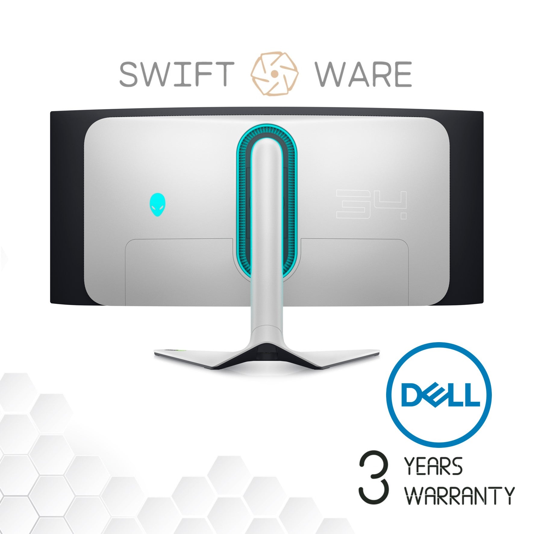 AW3423DW – Alienware 34 Curved QD-OLED Gaming Monitor – Swiftware Pte Ltd