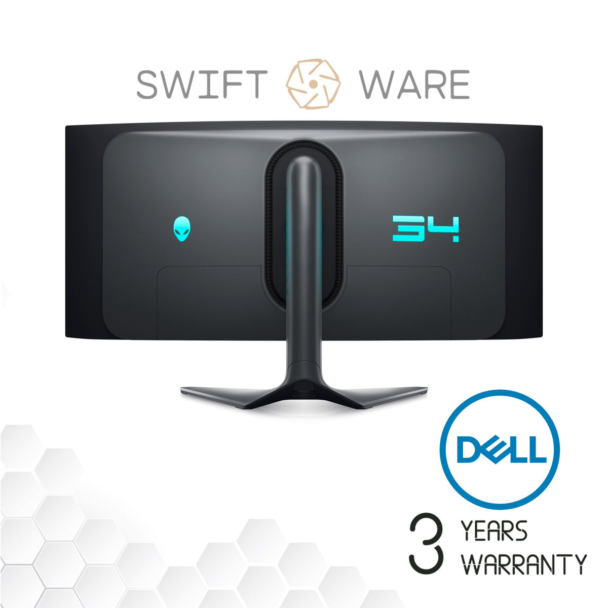 AW3423DWF – Alienware 34 Curved QD-OLED Gaming Monitor – Swiftware Pte Ltd