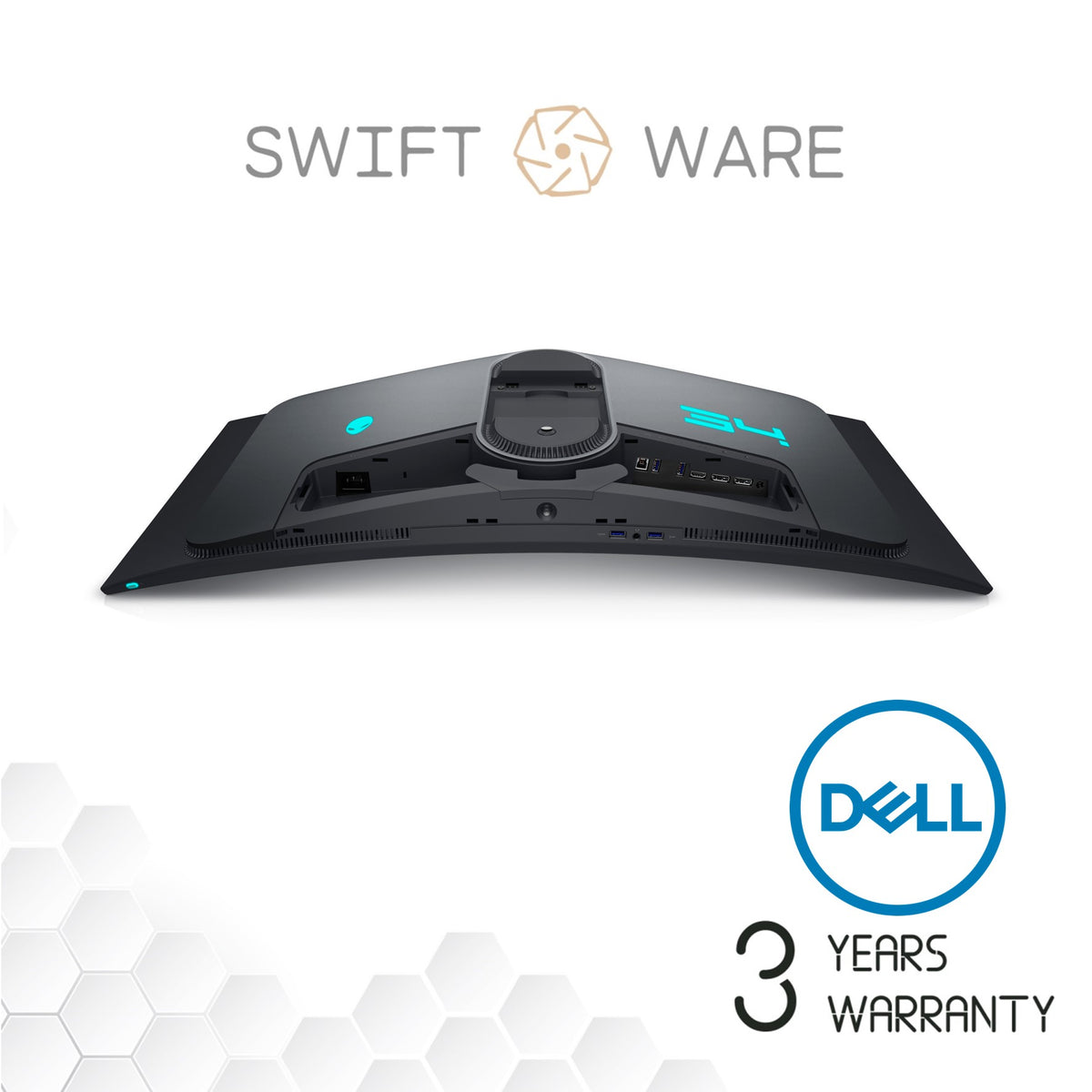 AW3423DWF – Alienware 34 Curved QD-OLED Gaming Monitor – Swiftware Pte Ltd