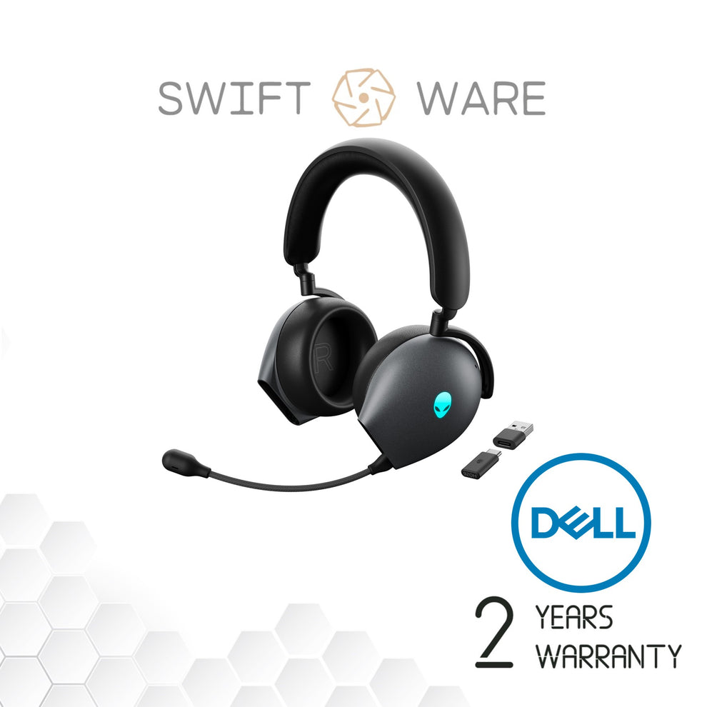 ALIENWARE TRI-MODE Wireless Gaming Headset - AW920H – Swiftware Pte Ltd