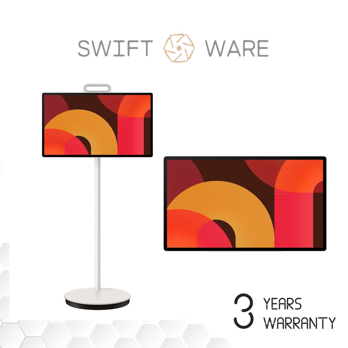 【NEW】Samsung 27" The Movingstyle LSM7F QHD Touch Interaction-Movable Screen