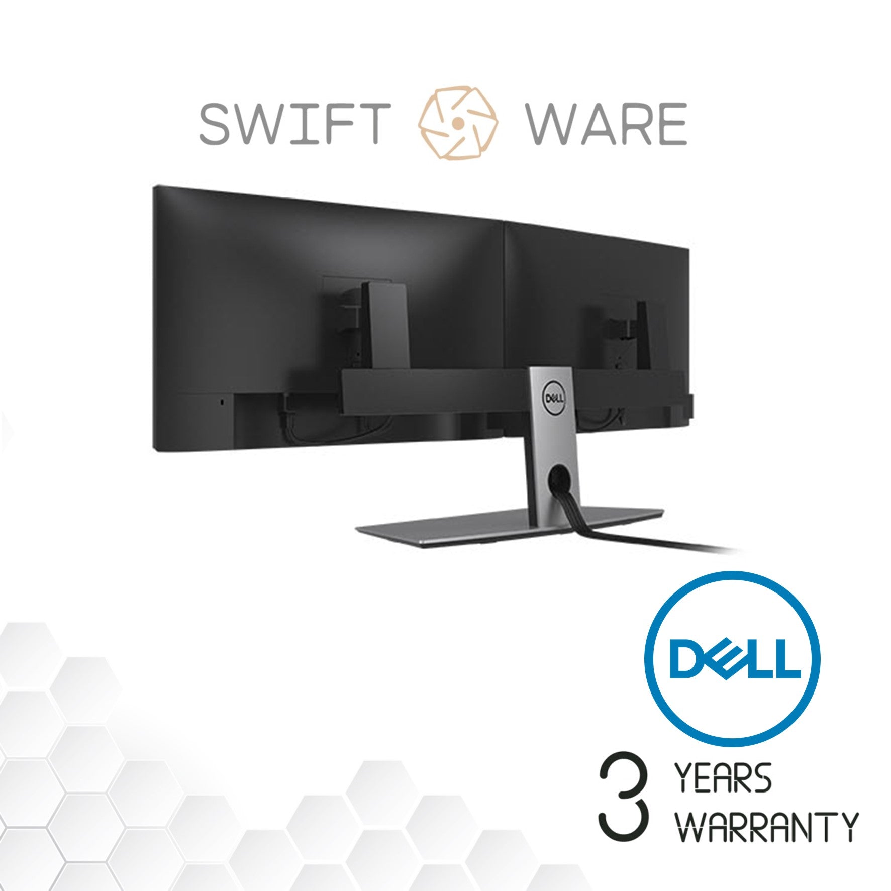 Dell Dual Monitor Stand – MDS19 compatibility with U2720Q, P2721Q, U24 –  Swiftware Pte Ltd