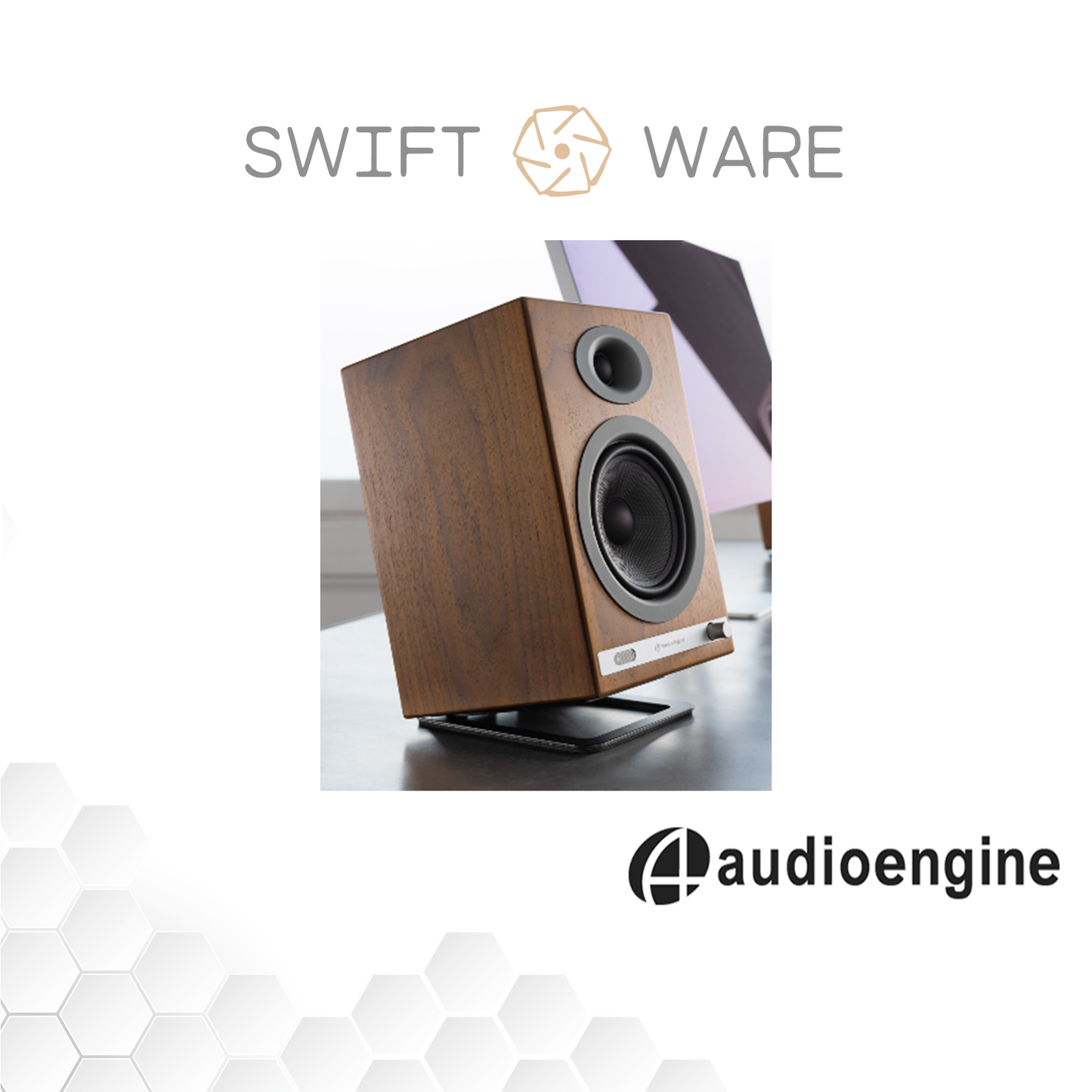 Audioengine DS2M Desktop Stands Compatible models: HD4, HD5, HD6, and A5+