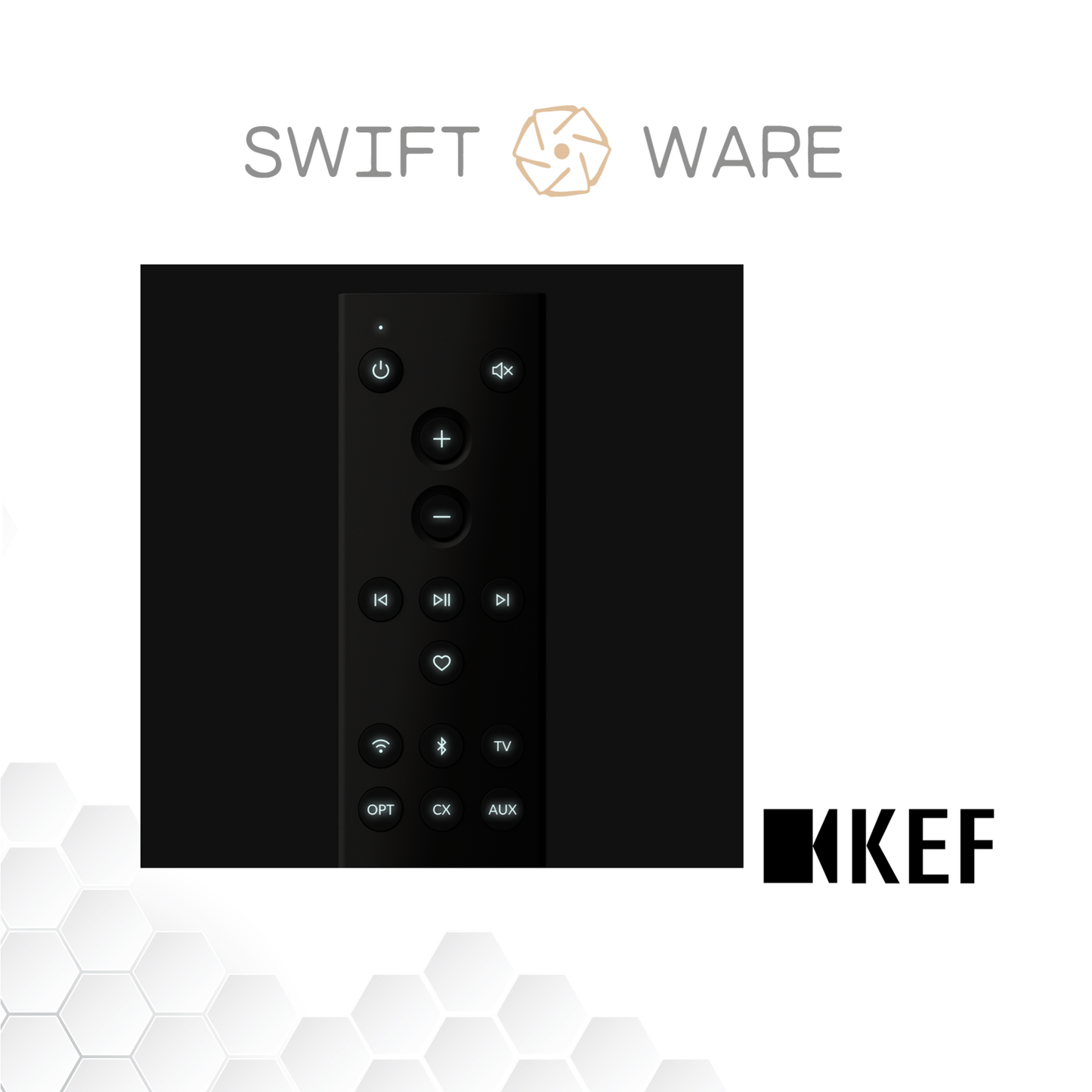 KEF C3 REMOTE [2 - YEAR WARRANTY]