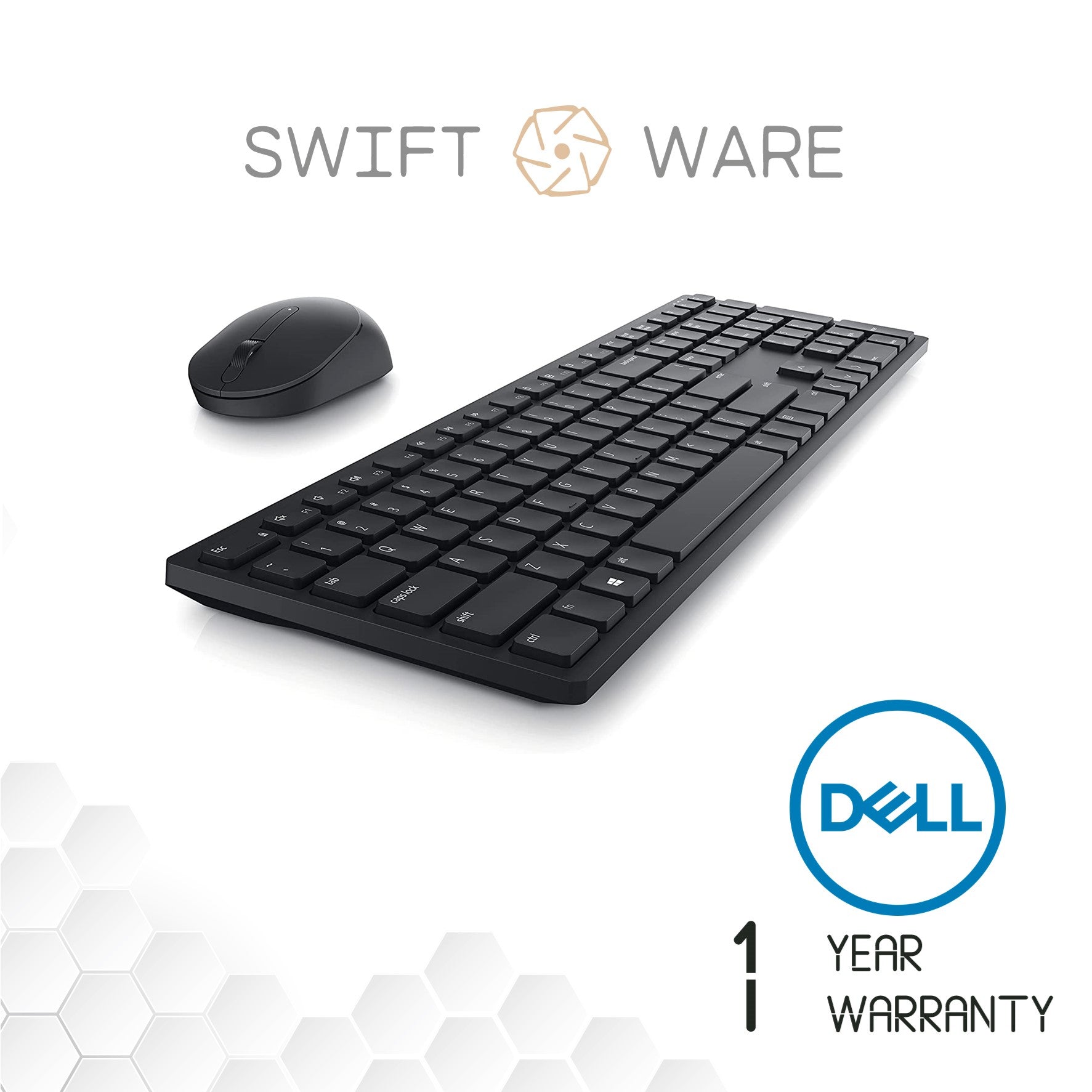 Dell Pro Wireless Keyboard and Mouse US English - KM5221W – Swiftware ...