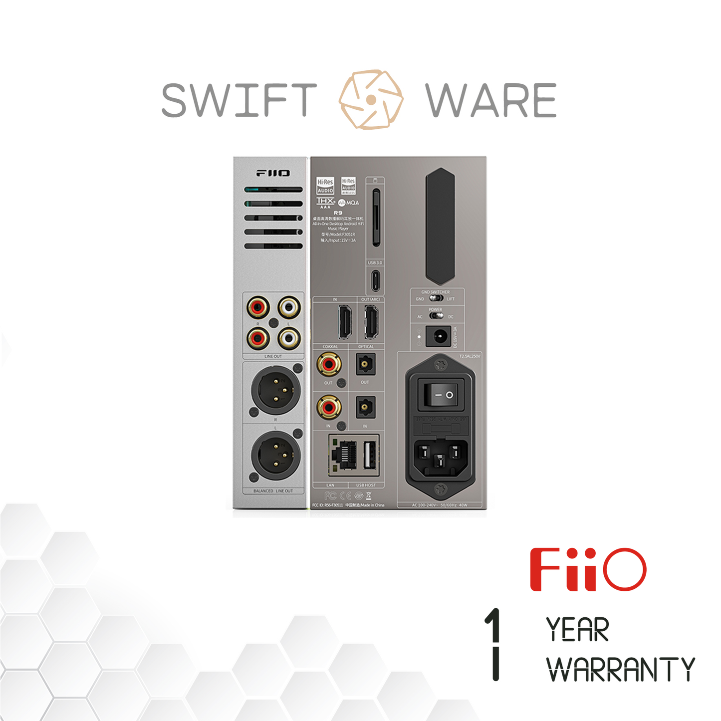 FiiO R9 Flagship All-In-One Digital Media Streamer