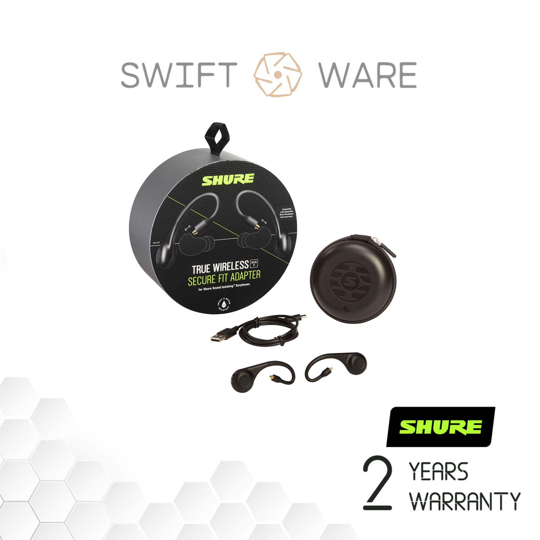 Shure True Wireless Secure Fit Adapter Gen 2 RMCE - TW2 Shure True Wireless Secure Fit Adapter Gen 2 RMCE - TW2
